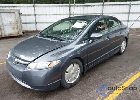 2008 Honda Civic Hybrid from USA, damaged, VIN JHMFA36268S003887